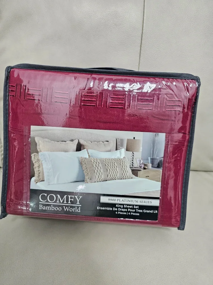 Comfy Bamboo World 9900 Platinum Series Sheet.queen&king image indicator(2)