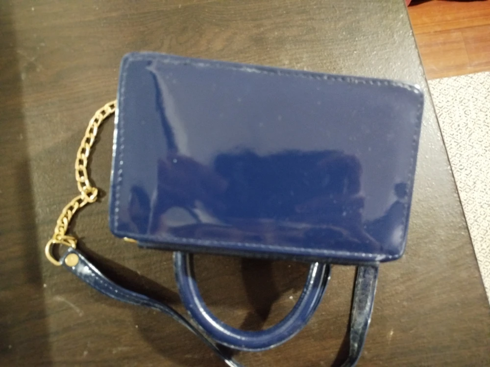 Blue Mini Top Handle Bag - photo 3