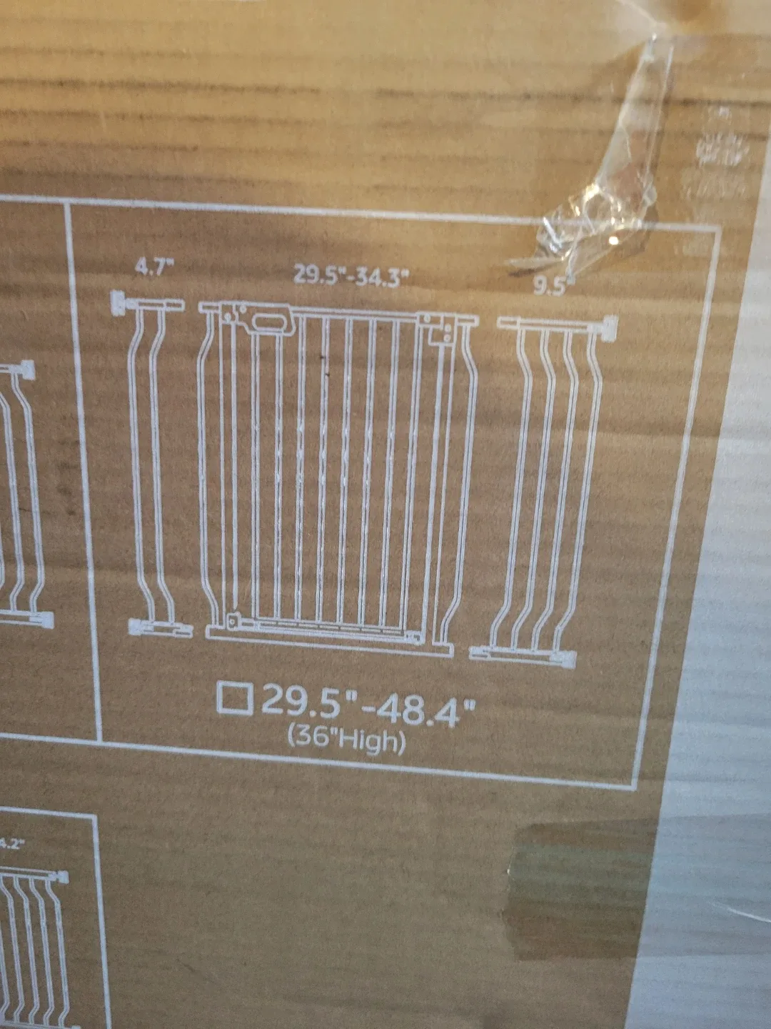 Baby Gate for Stairs, 30.5"-48.4" new image indicator(9)