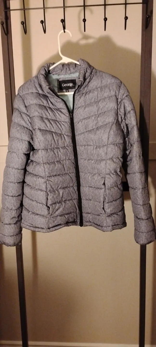 Ladies George XL Puffer Jacket - Grey