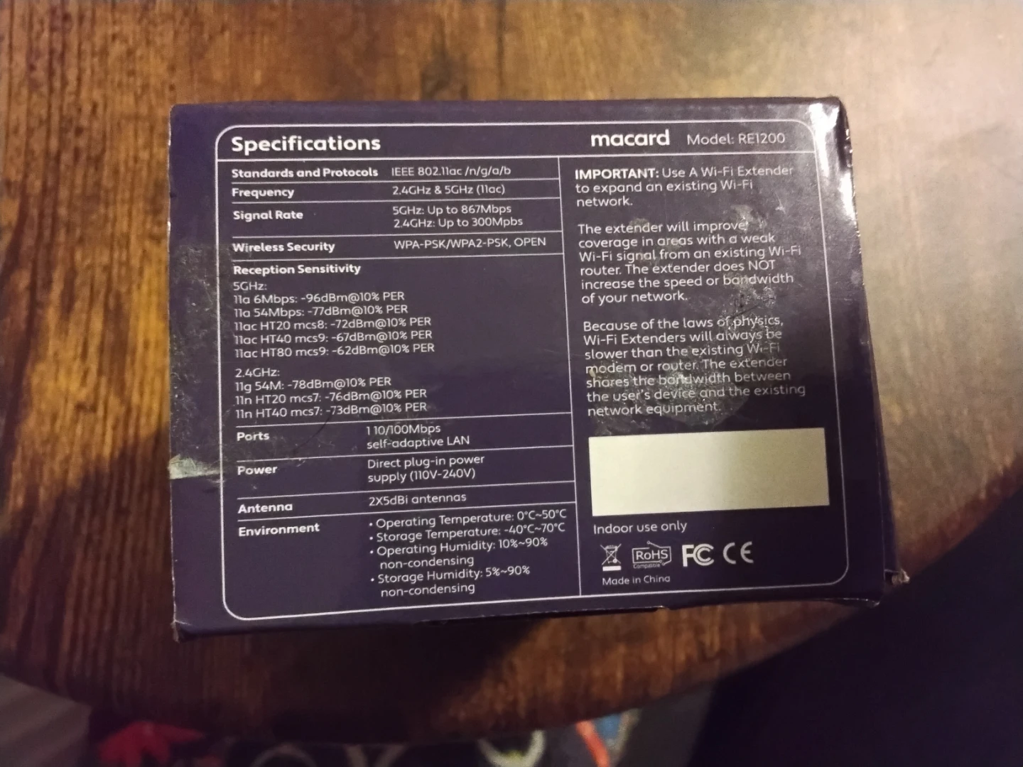 Macard  WiFi Range Extender - New in Box - photo 2