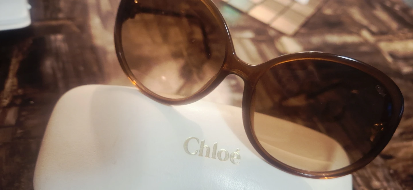 Chloé Sunglasses Brown Round