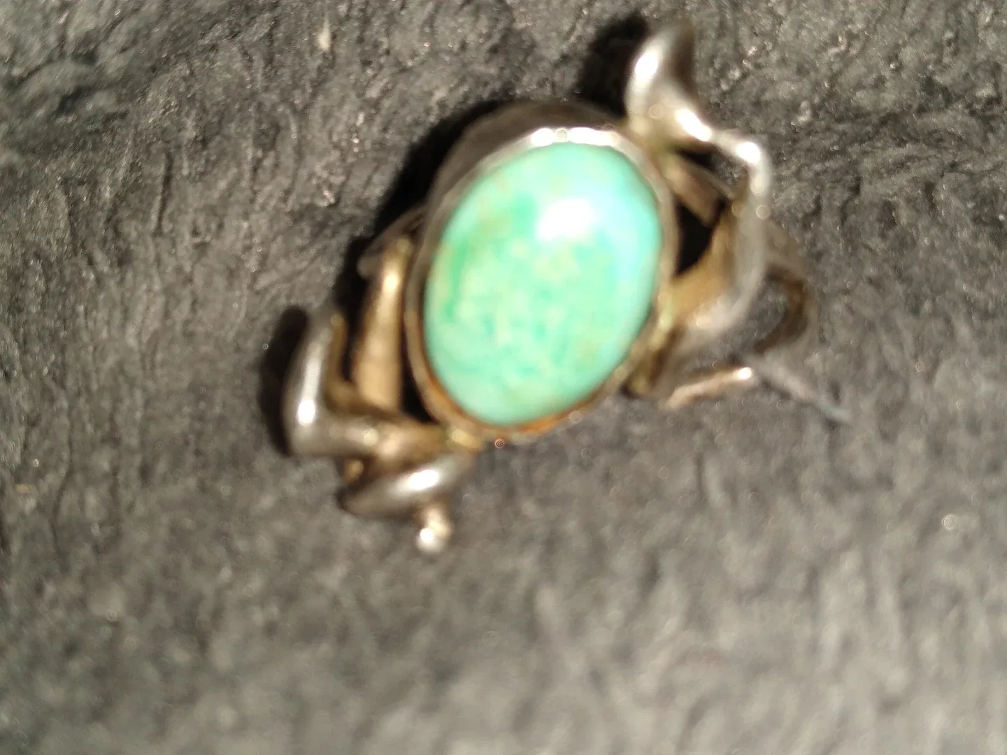 Handmade Navajo vintage sterling ring image indicator(3)