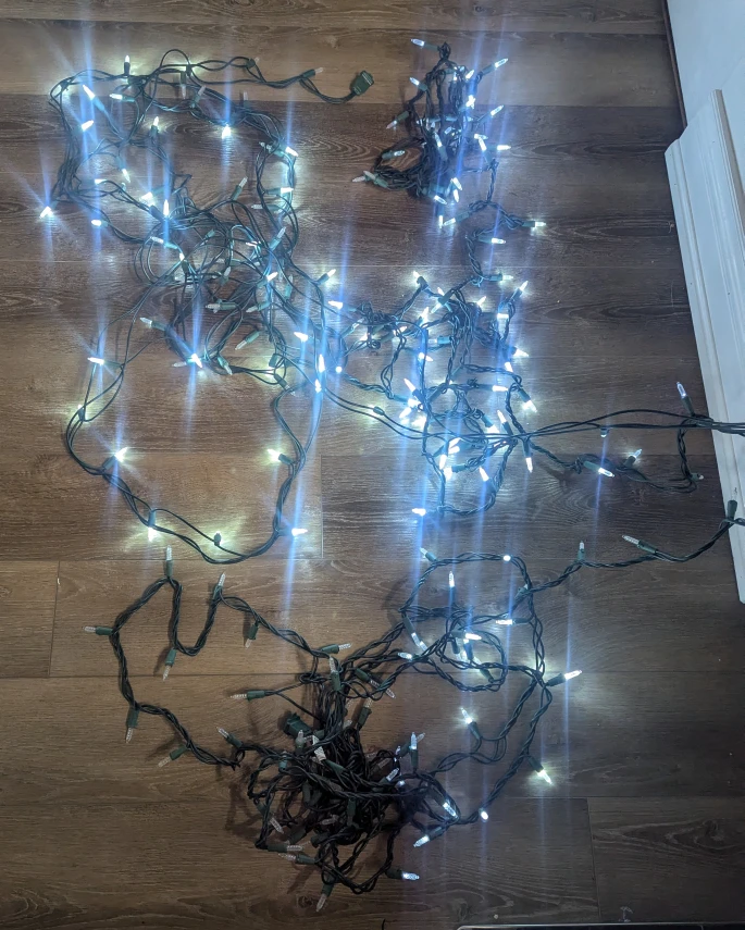 3 (20') eaChristmas String Lights
