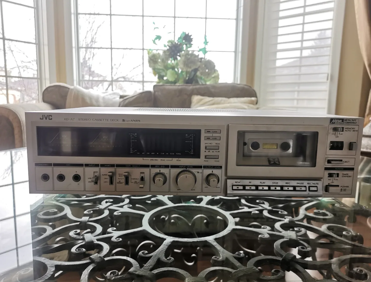 Vintage JVC KD-A7 Single Cassette Deck