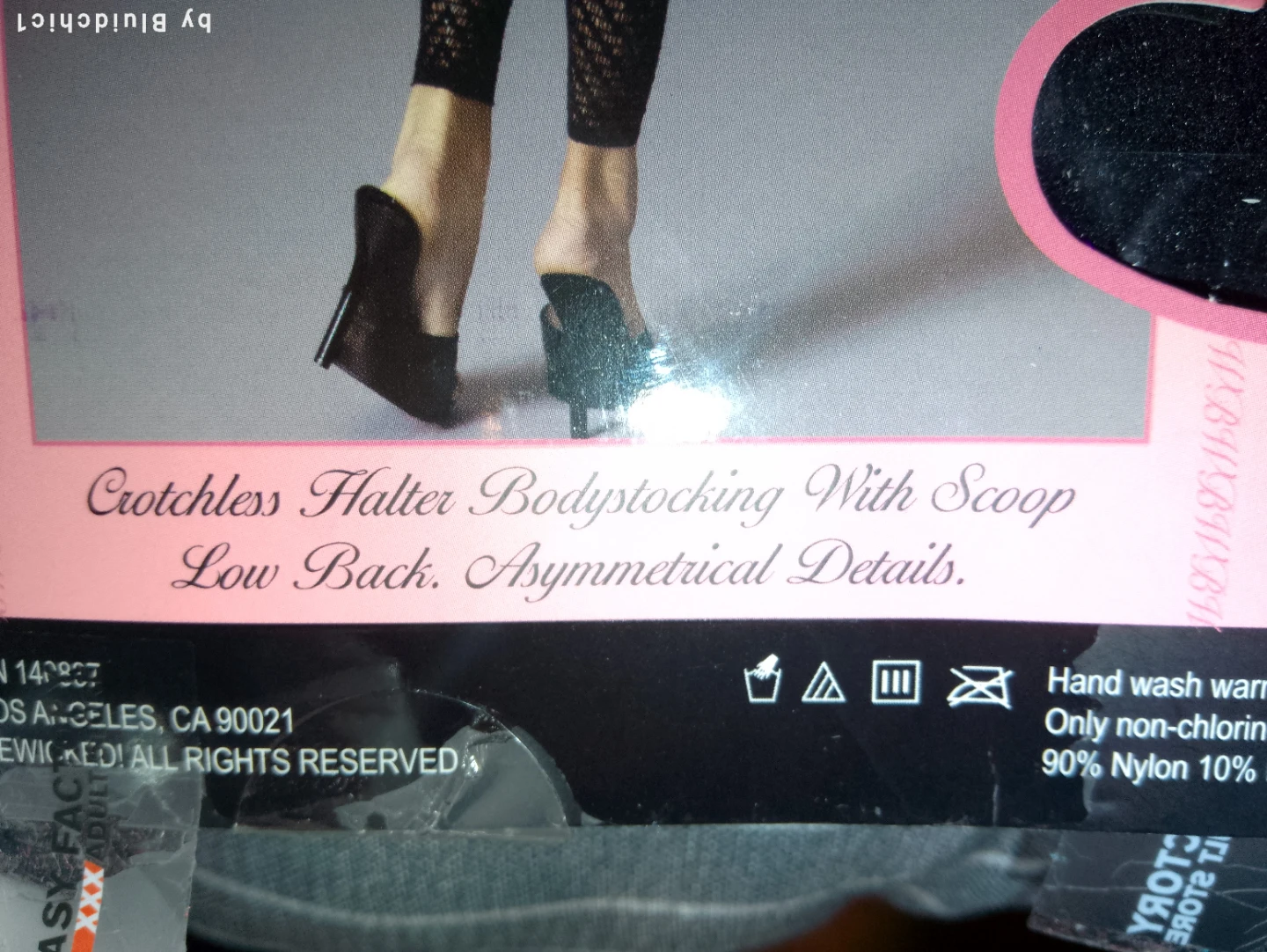 #Cleanout-Be Wicked Halter Bodystocking - New in Package! - photo 3