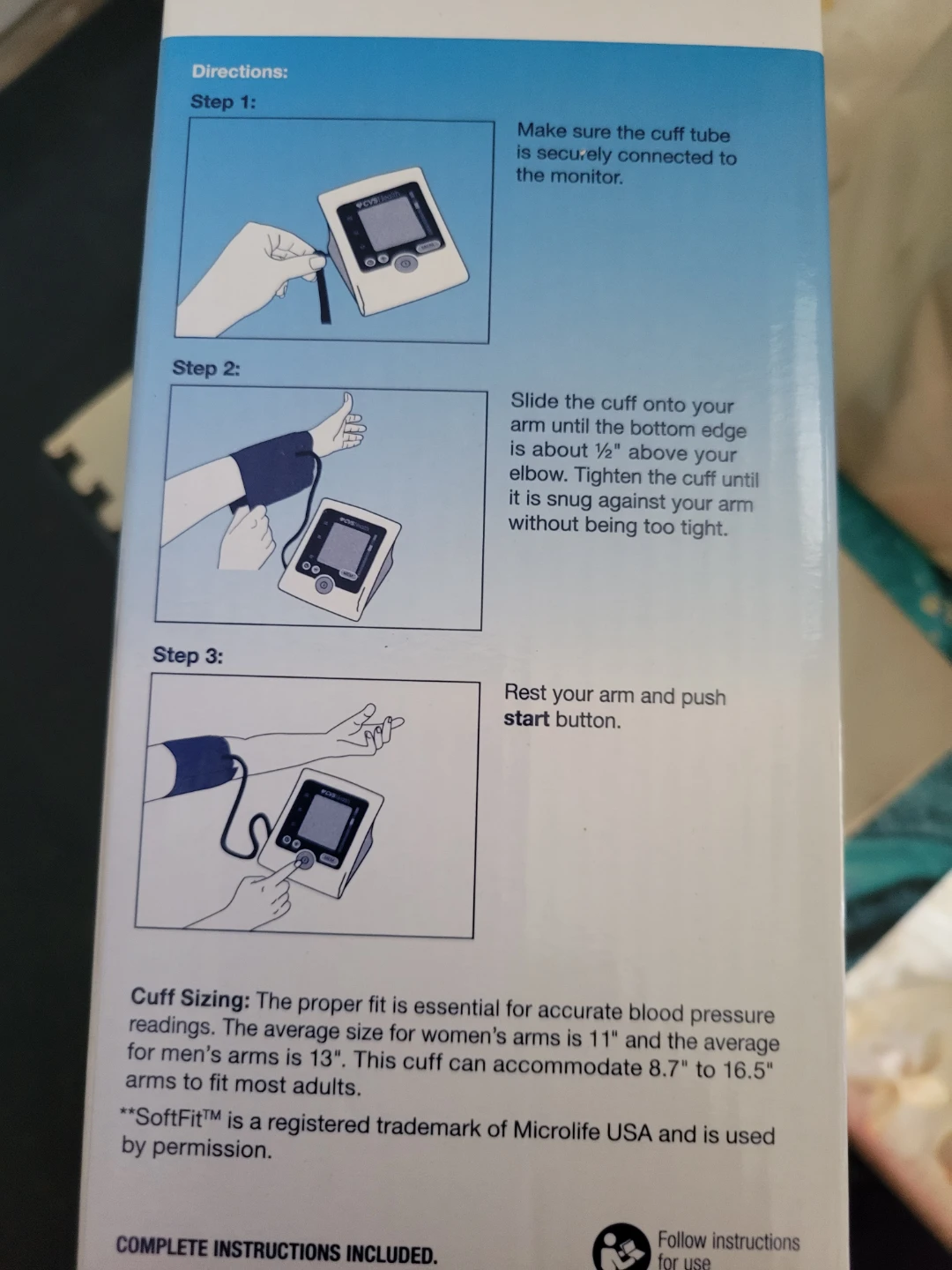 New CVS Health Series 400 Blood Pressure Monitor - photo 2
