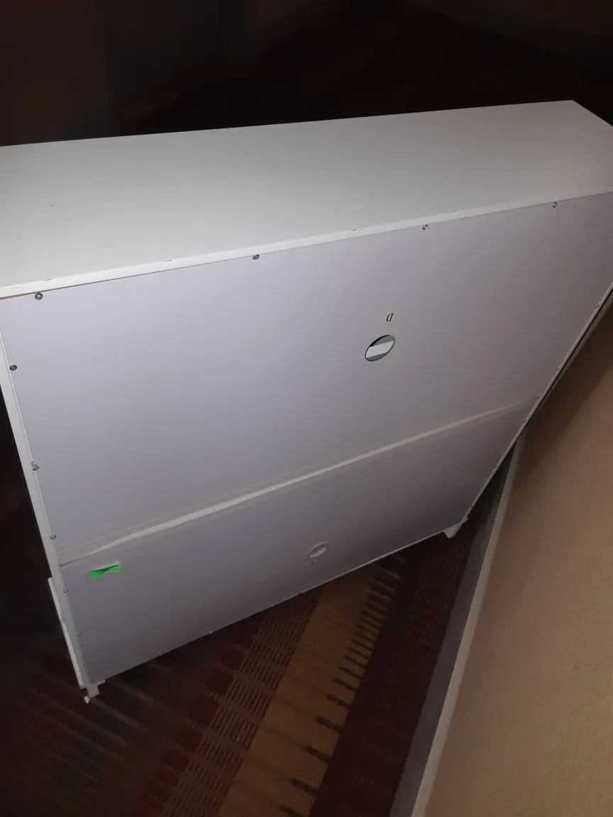 White Shoe Cabinet #cleanout image indicator(3)