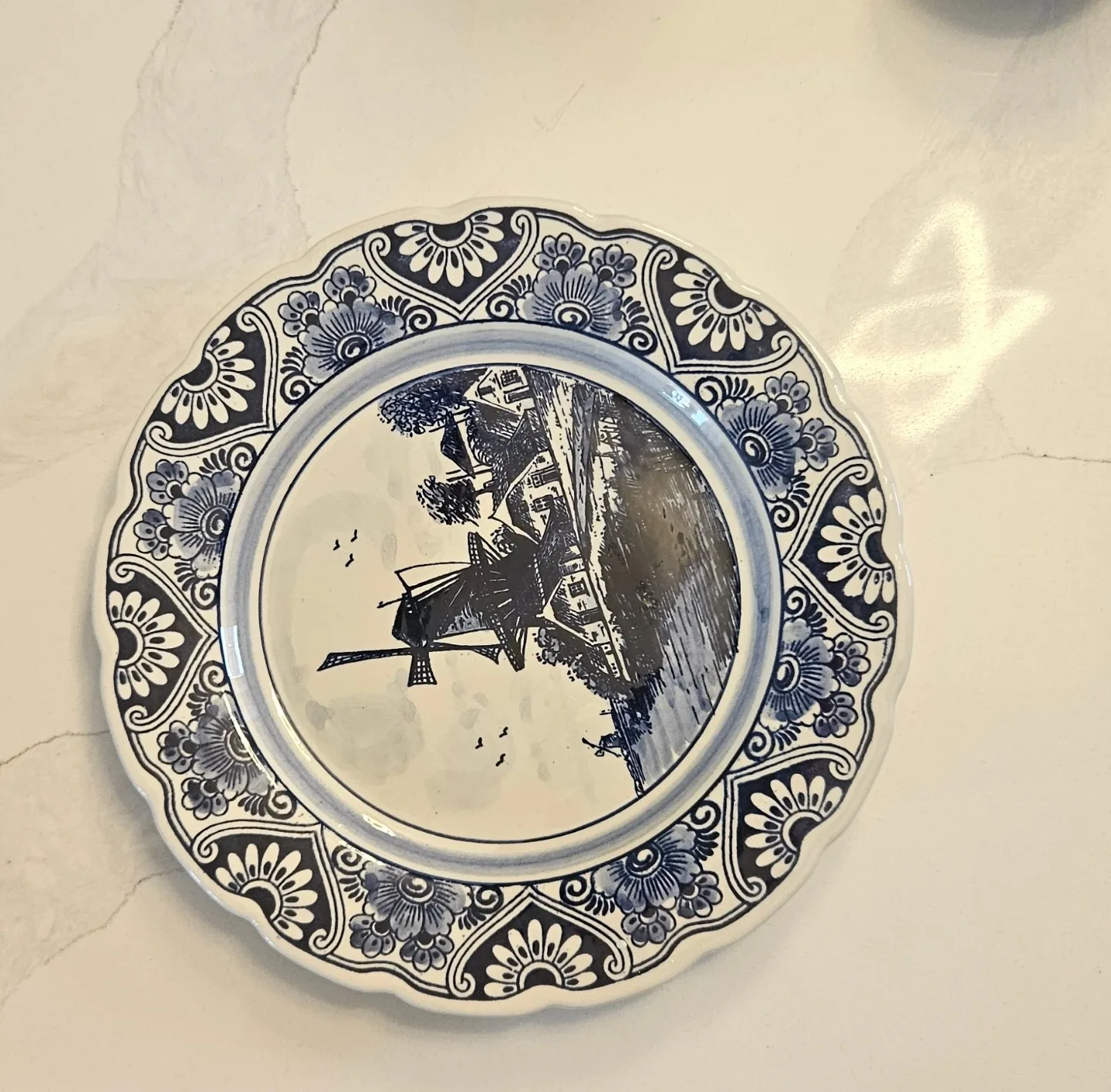 Delfts Blauw Handpainted Plate