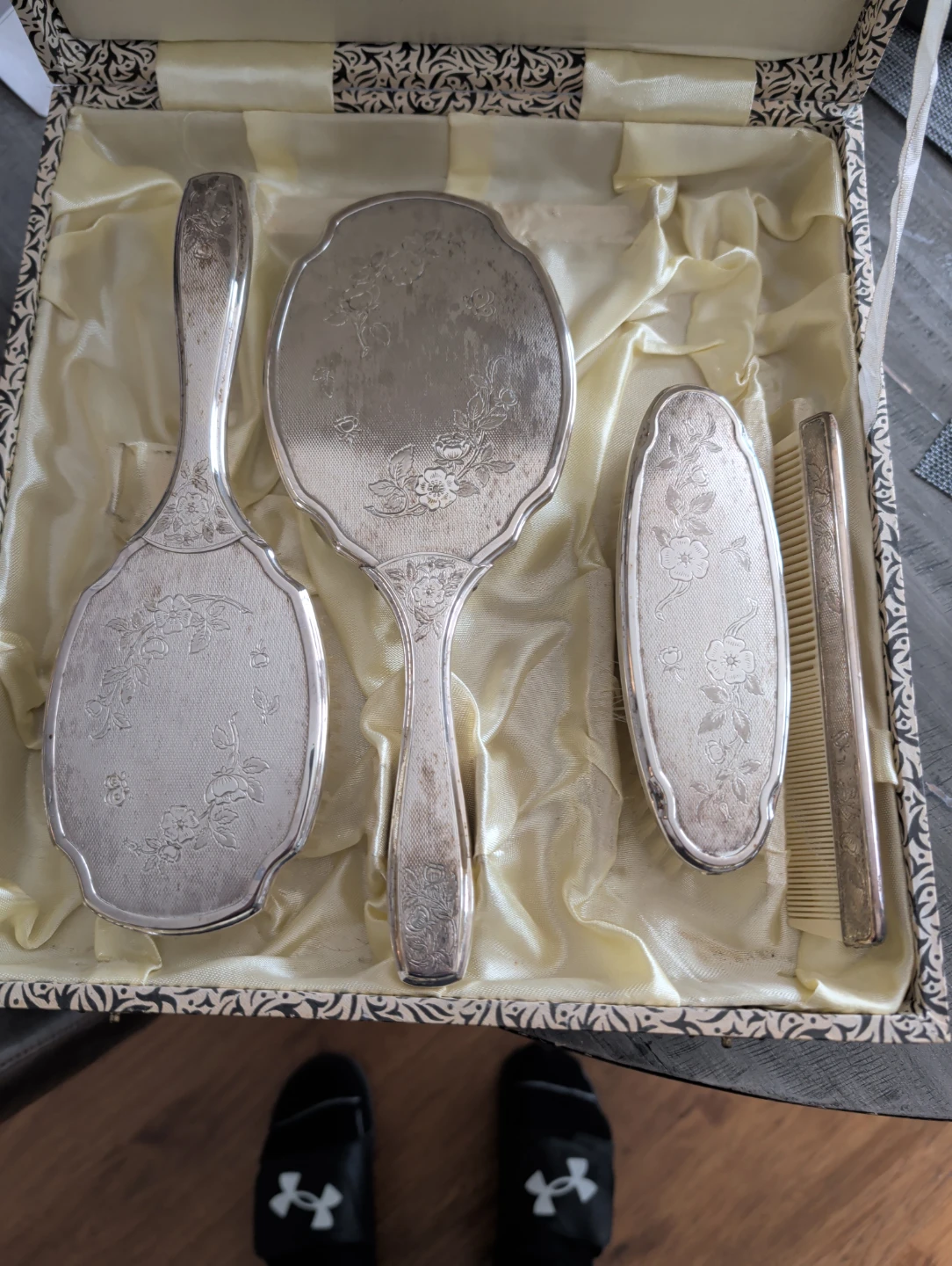 Vintage Vanity Set with Box
