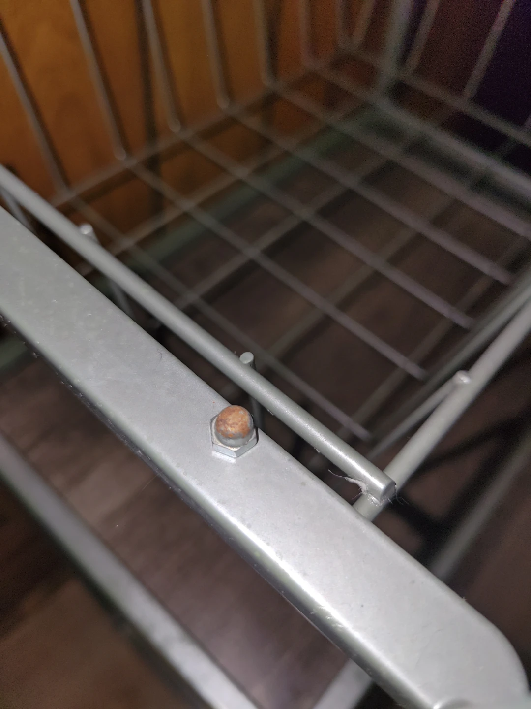 Metal Wire Basket Storage Rack - photo 3