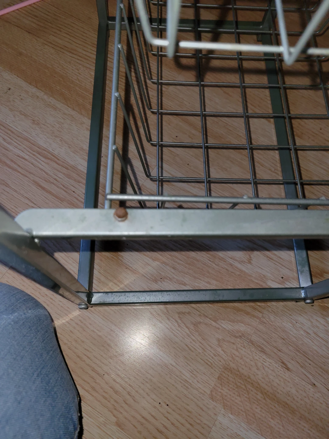Metal Wire Basket Storage Rack - photo 4