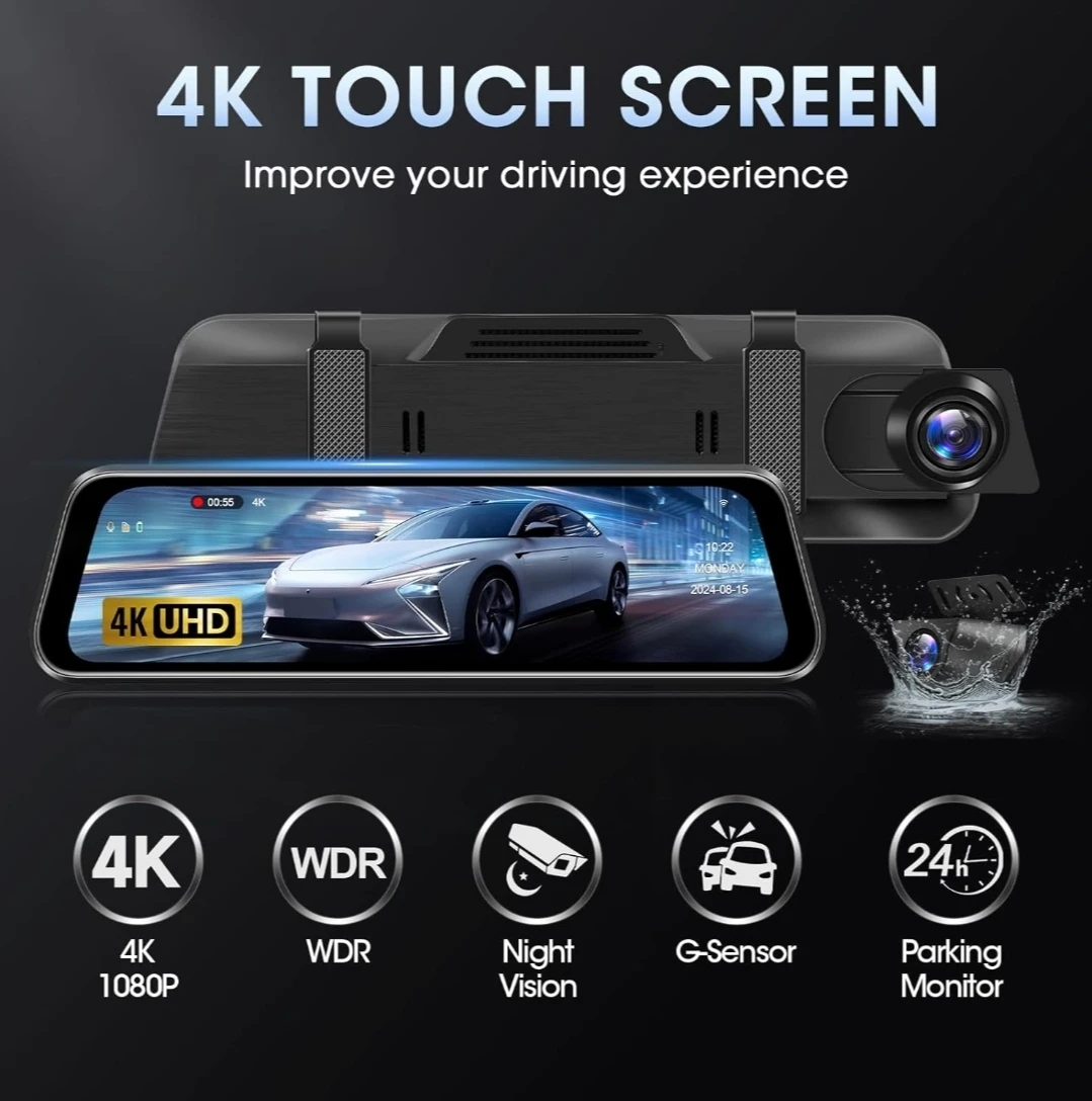 Jansite 4K Ultra HD Dash Cam - New! - photo 2