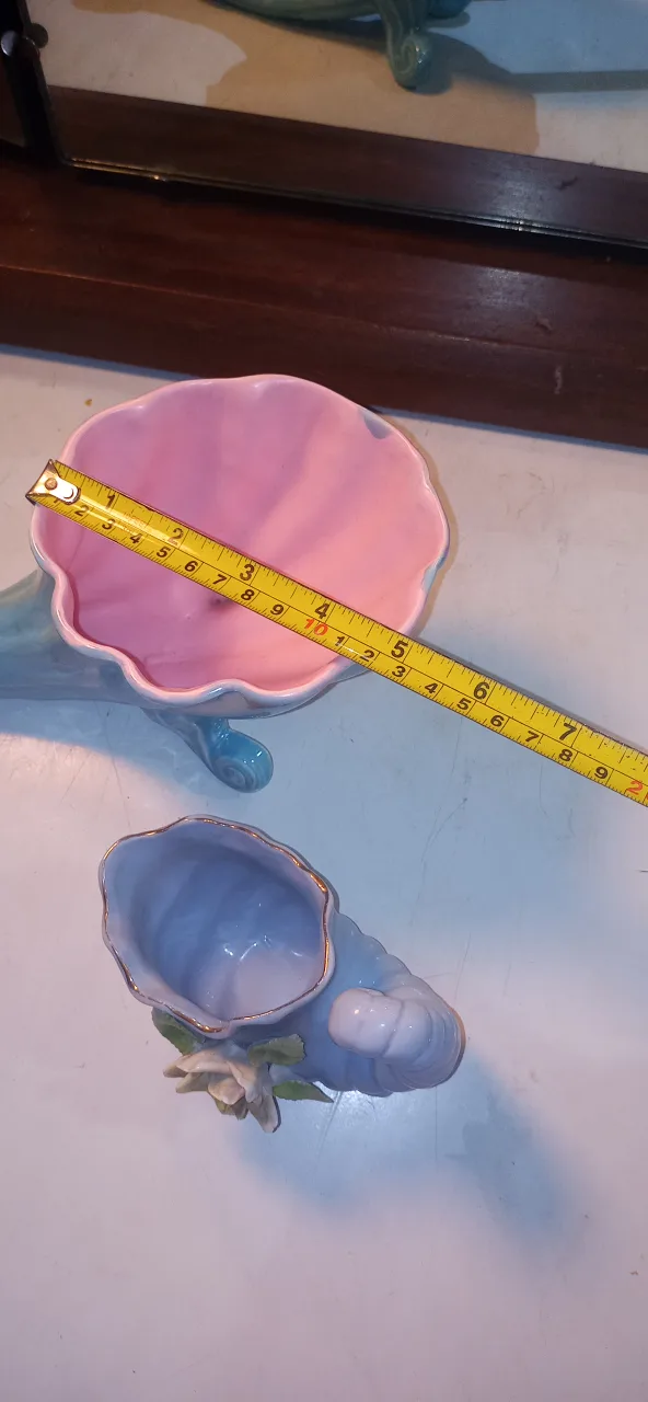 Vintage Cornucopia Vases - Set of 2 image indicator(2)