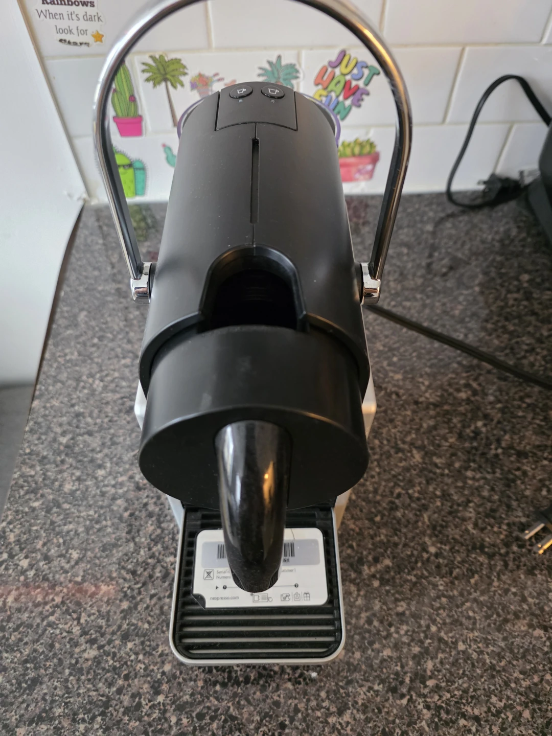 Nespresso Essenza Mini Coffee Machine - Black/Silver - photo 2