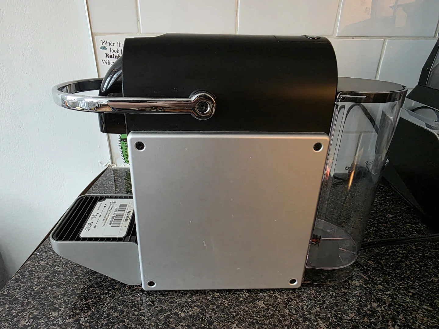 Nespresso Essenza Mini Coffee Machine - Black/Silver - photo 4