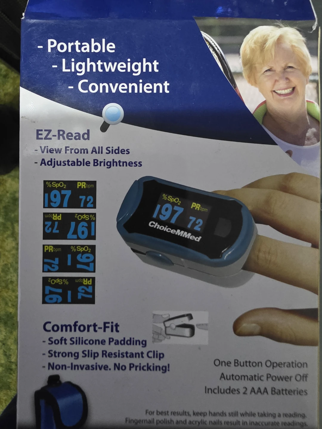 ChoiceMMed Portable Pulse Oximeter - photo 2