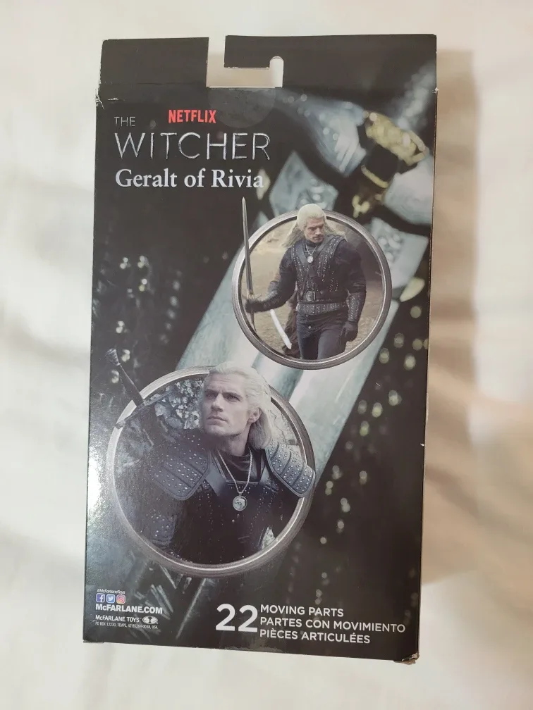The Witcher toys action figures - BNIB (Geralt, Jaskier, Ciri) image indicator(3)