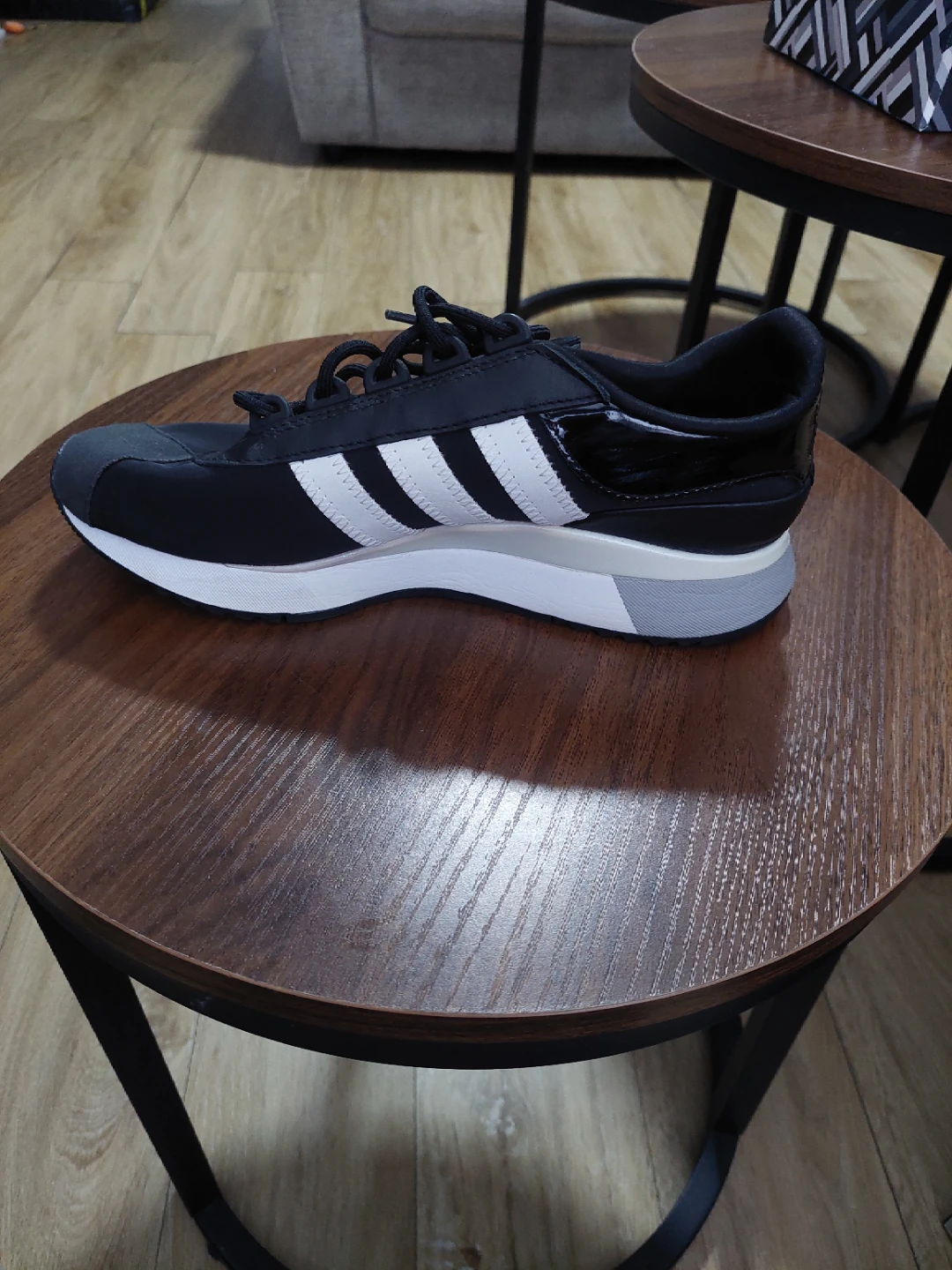 Adidas Black & White Sneakers