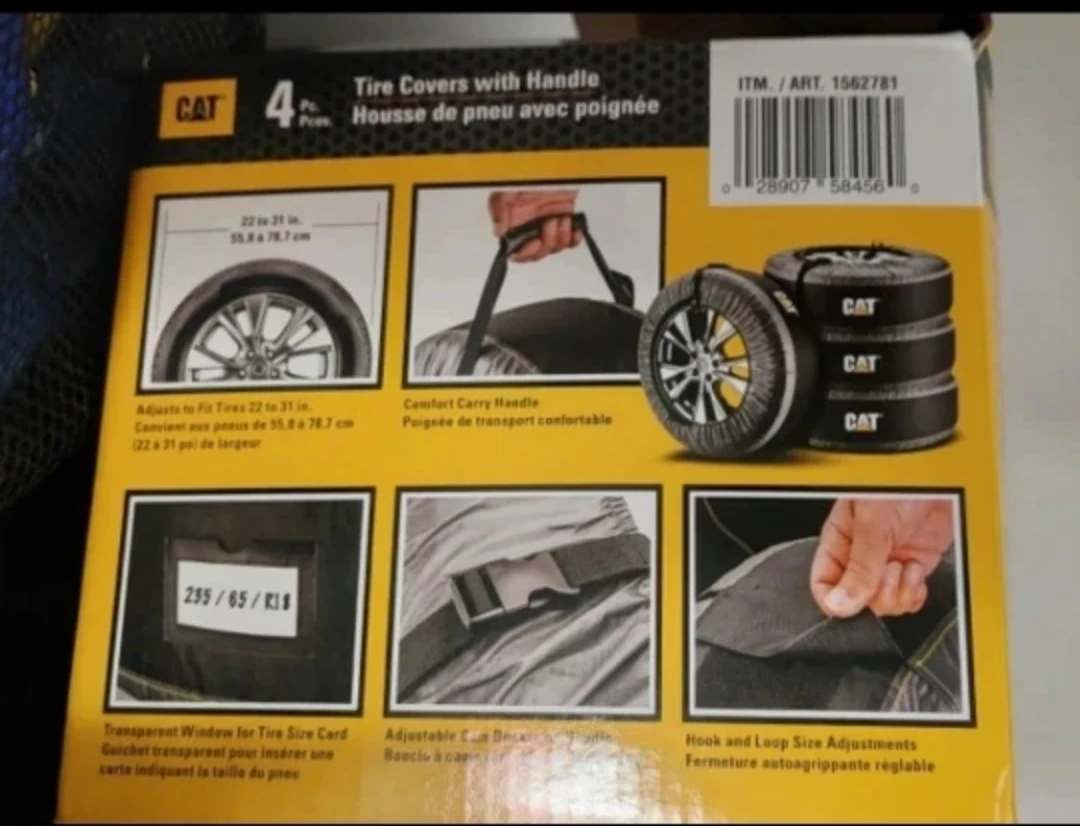 CAT Tire Covers with Handle, Fits 22-31 in Tires - photo 2