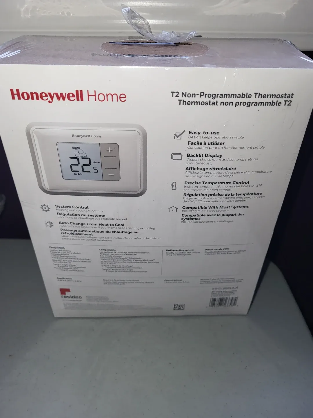 Honeywell Home T2 Non-Programmable Thermostat - New image indicator(2)