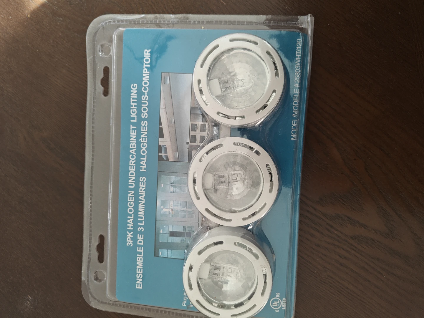 New 3PK Halogen UnderCabinet Lighting