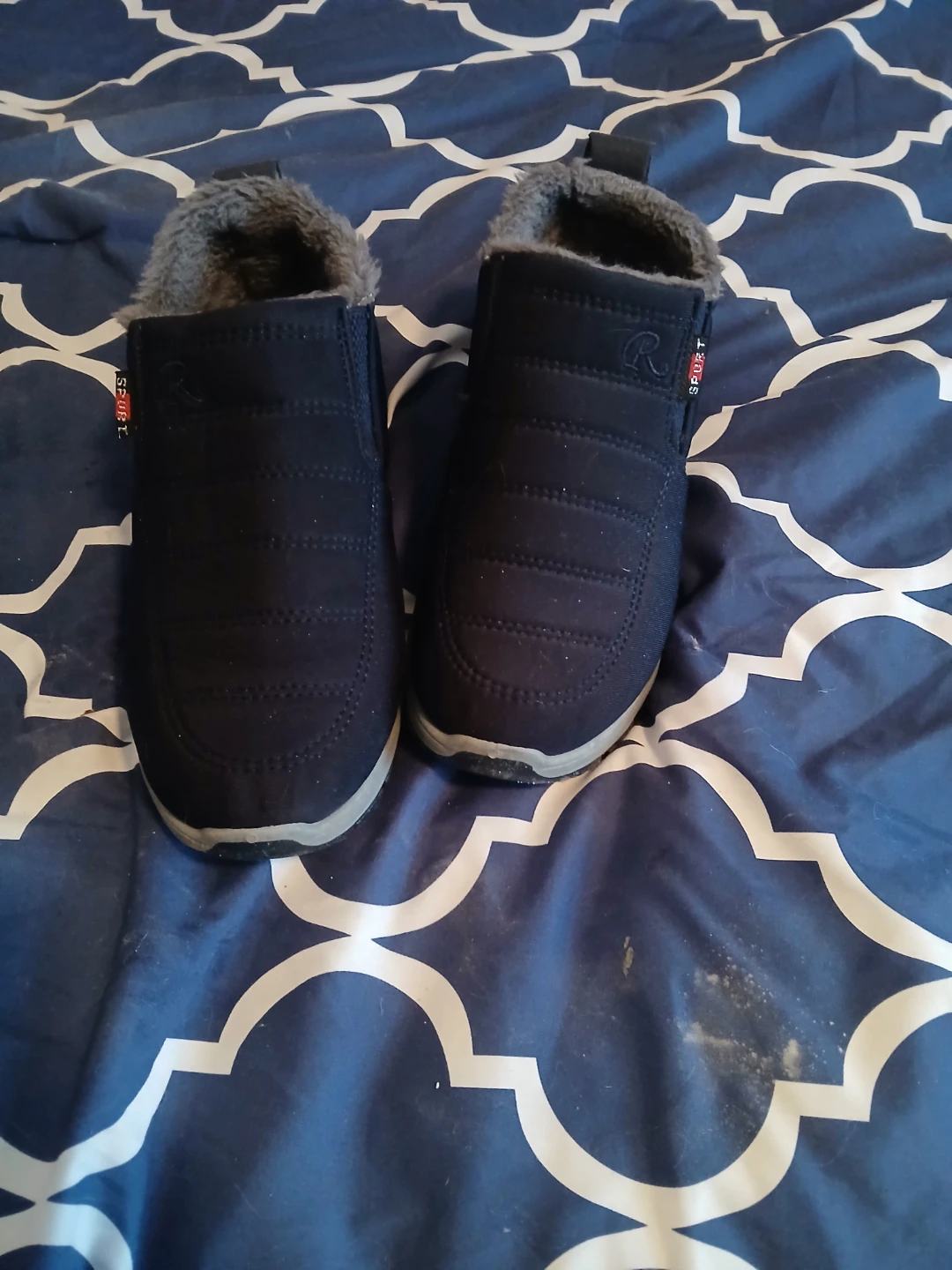 Navy Sport Winter Shoes