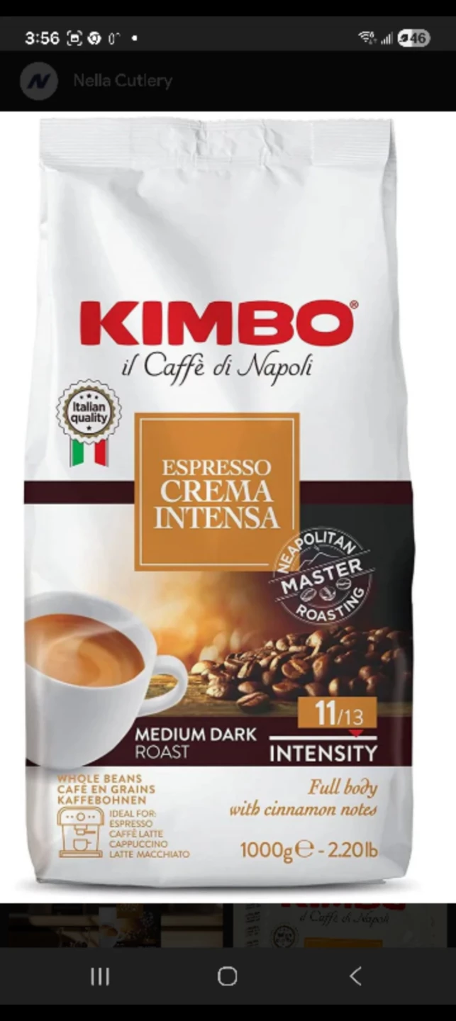 Kimbo Espresso Crema Intensa - 1000g