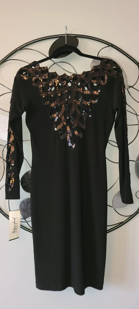 Joseph Ribkoff Black Dress - Sz. 4 - photo 3