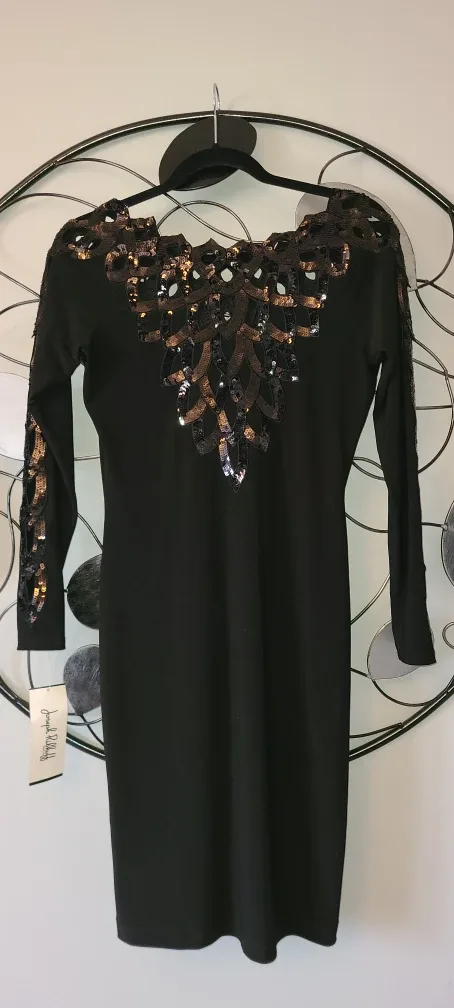 Joseph Ribkoff Black Dress - Sz. 4 image indicator(3)