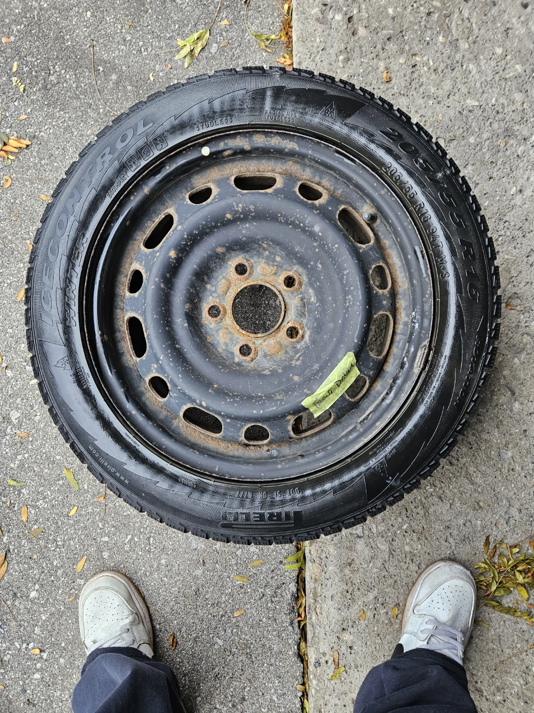 Honda Civic winter tires and rims. 205/55/16. 5 x 114.3