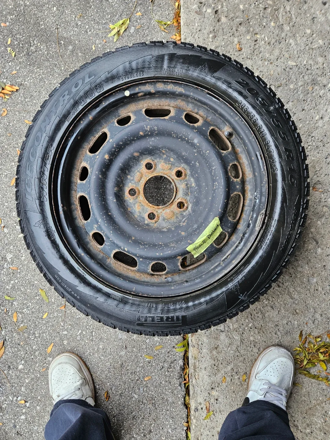 Honda Civic winter tires and rims. 205/55/16. 5 x 114.3