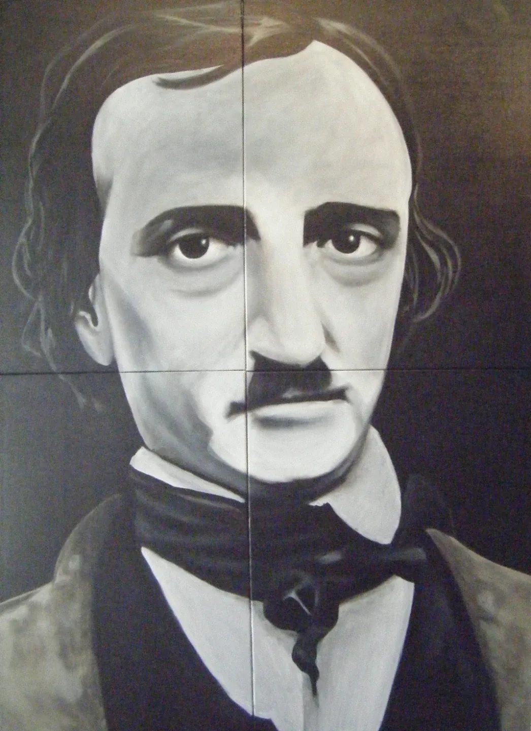 Edgar Allan Poe Portrait Painting