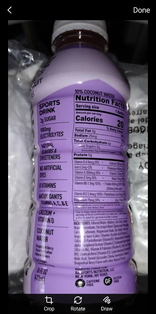 BodyArmor Lyte Dragonfruit Berry Drink #Cleanout image indicator(2)
