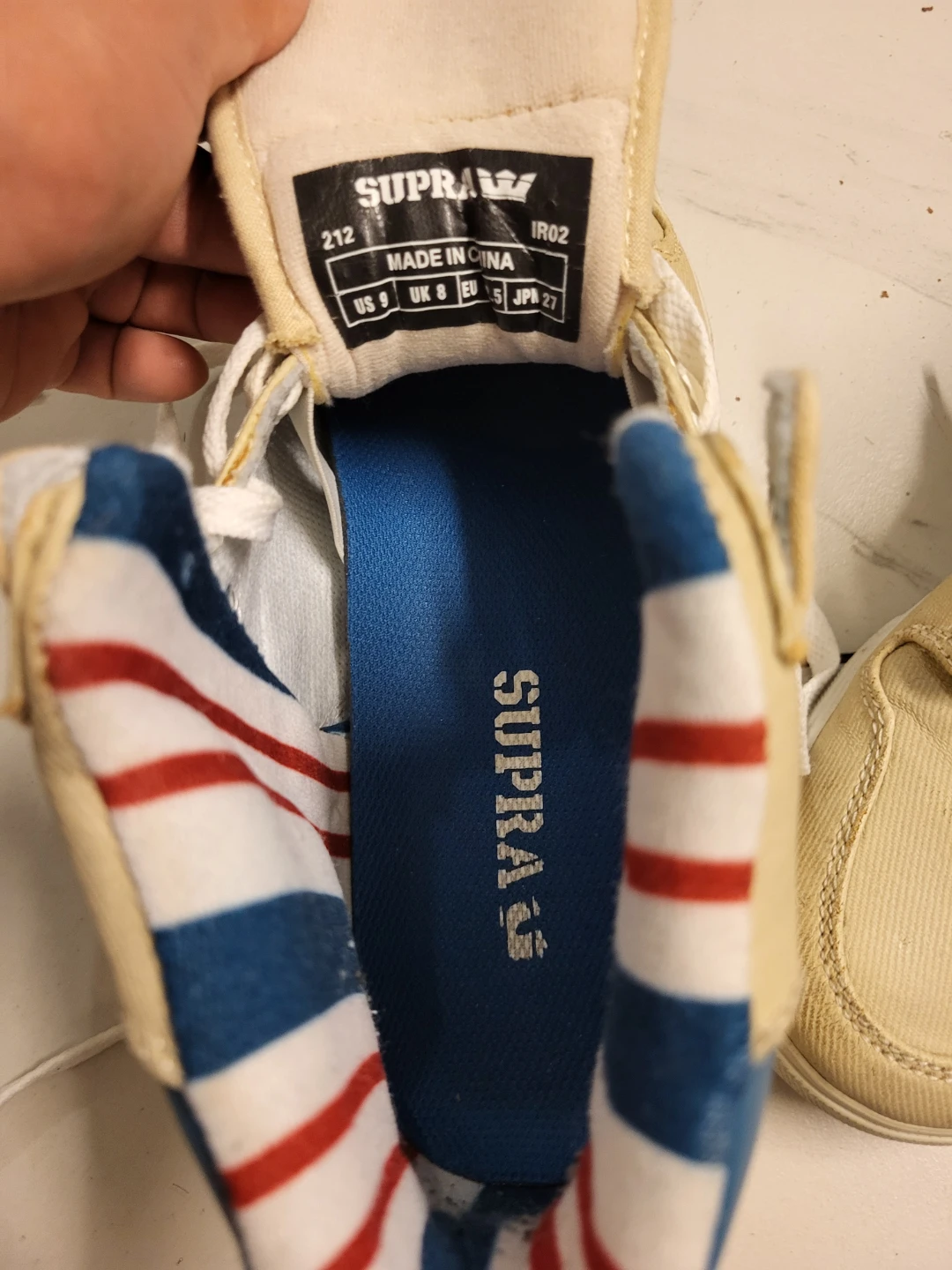 Supra FTWR CO High-Top Sneakers - Size 9 - photo 3