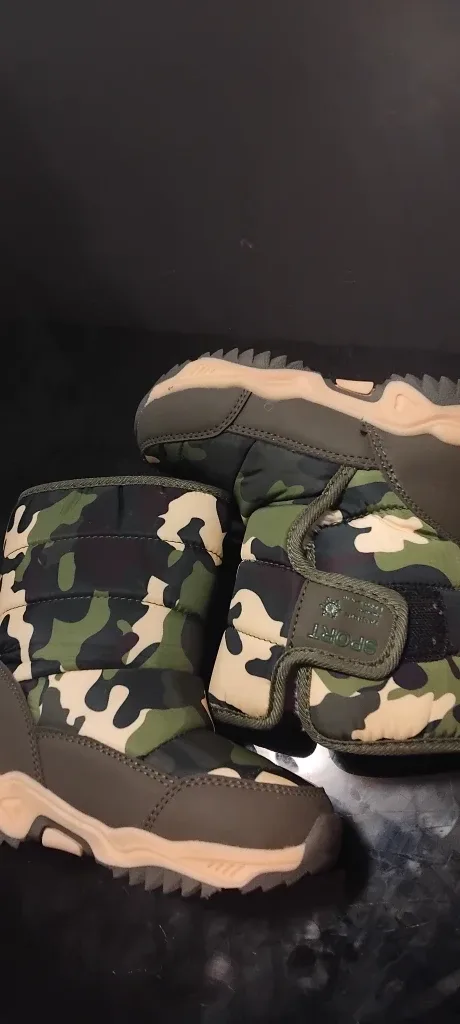 Camouflage Winter Boots