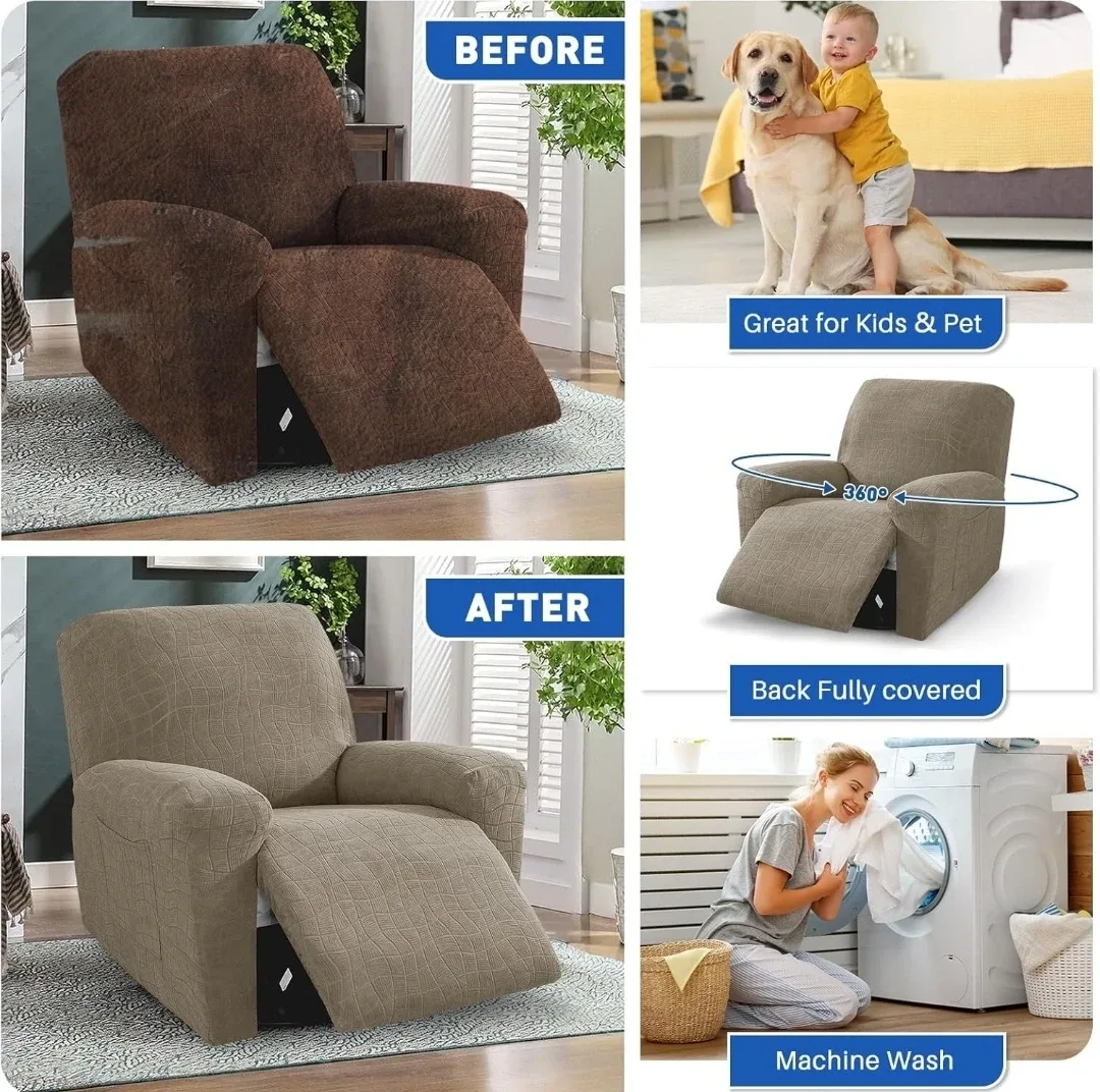 XL Khaki Recliner Cover- NEW image indicator(7)