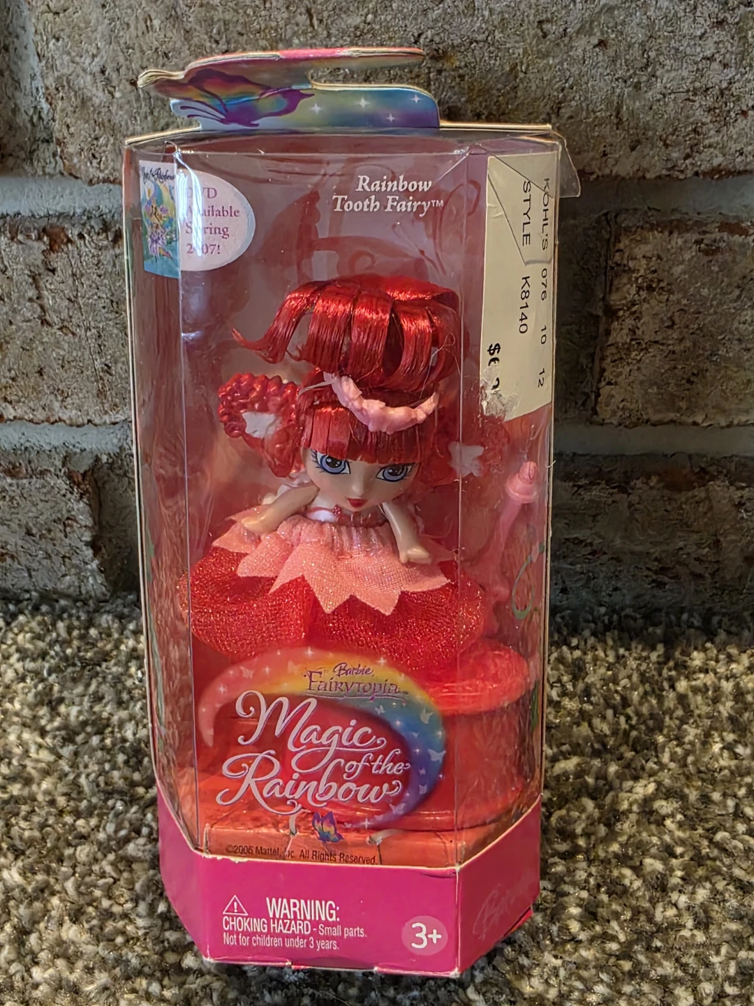Barbie Fairytopia Magic of the Rainbow Tooth Fairy RED RARE