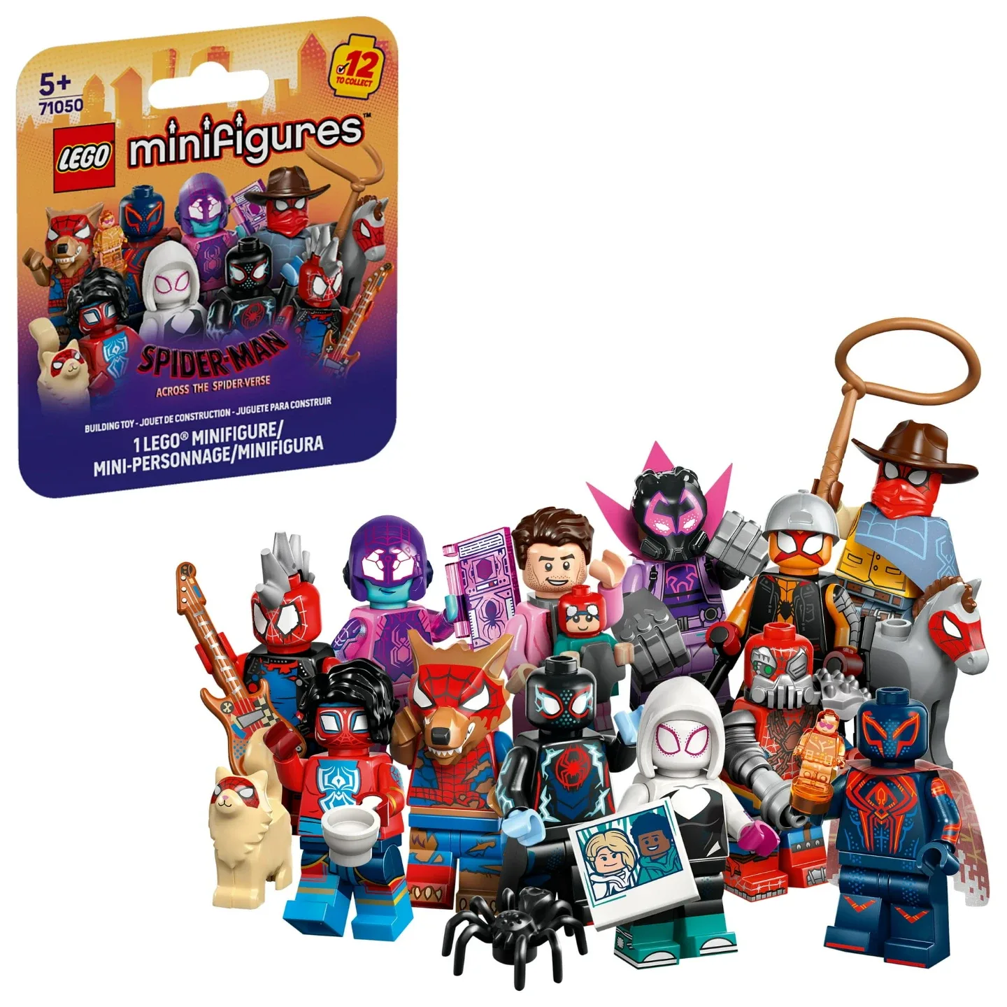 Complete Set - Across the Spider-Verse minifigures