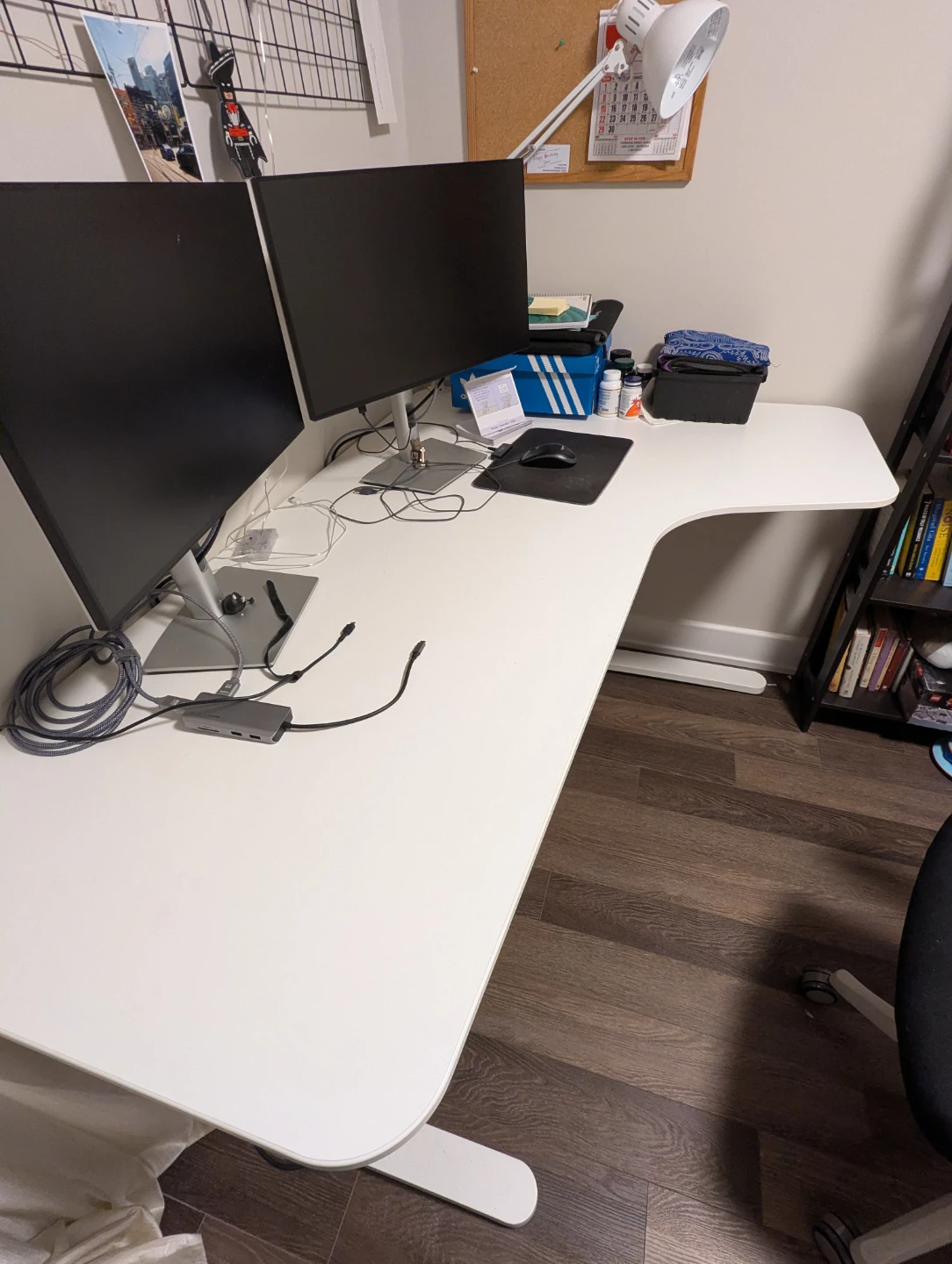 IKEA Bekant Corner Desk - White - photo 4