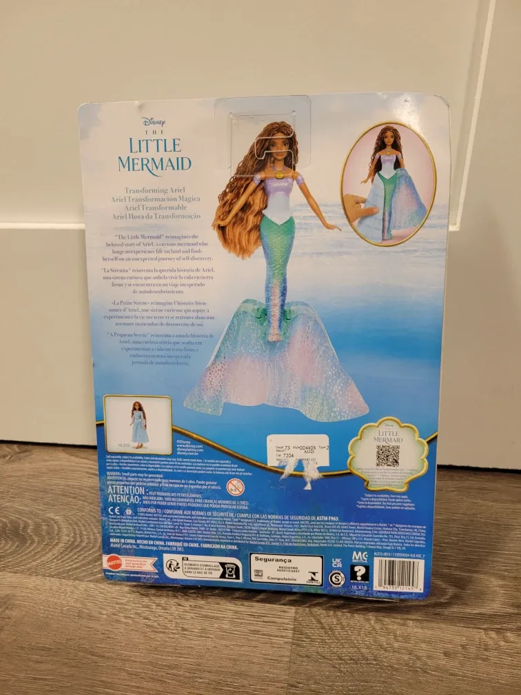 Disney The Little Mermaid Transforming Ariel Doll image indicator(2)