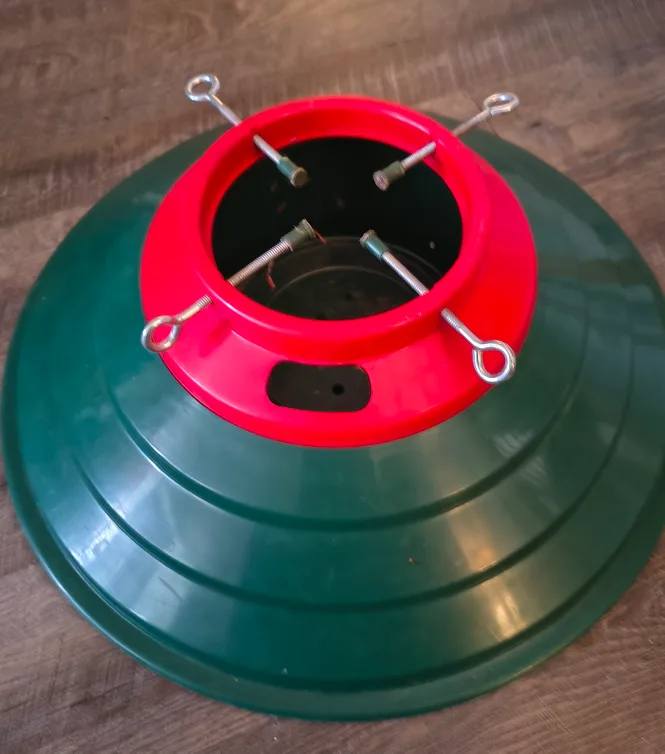 Christmas Tree Stand - Green & Red