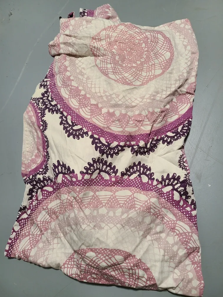 IKEA Cotton Patterned Queen Bed Sheet Set, #cleanout