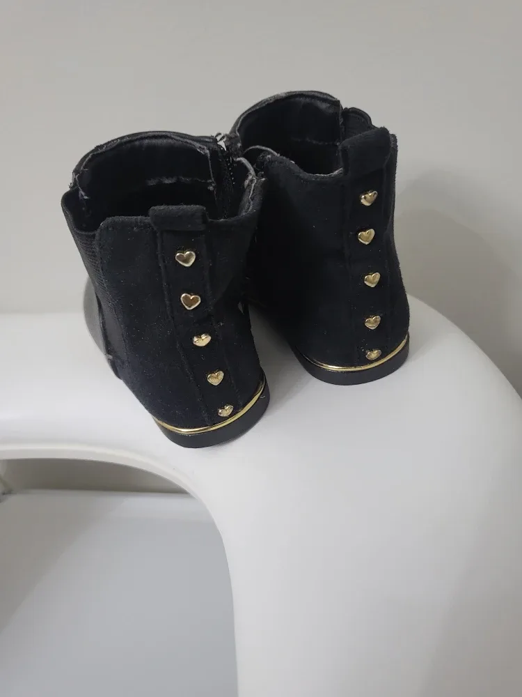 River Island Black Toddler Boots - Size 4 image indicator(5)