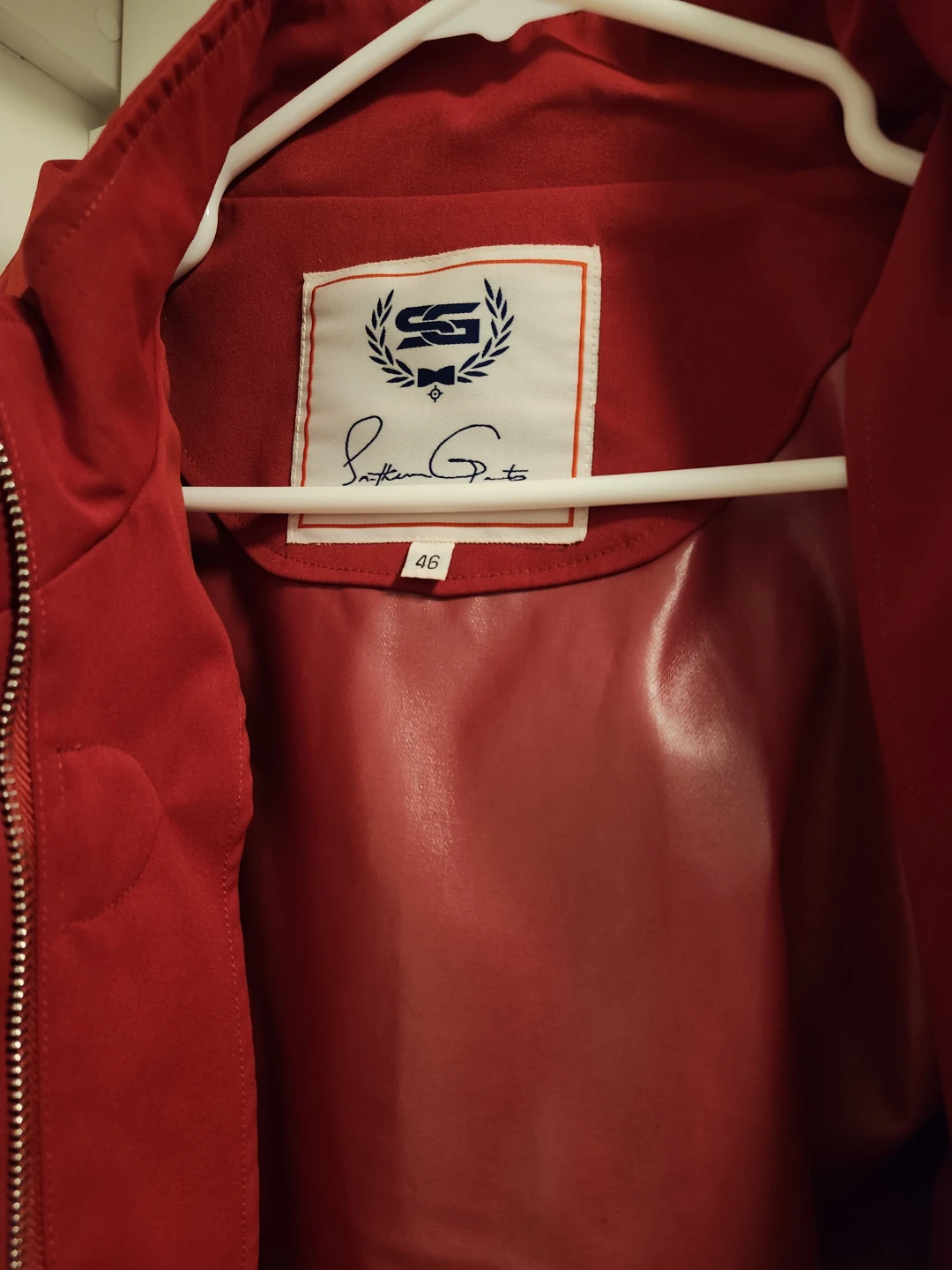 Southern Gents Red Hooded Coat Size 46 - photo 2