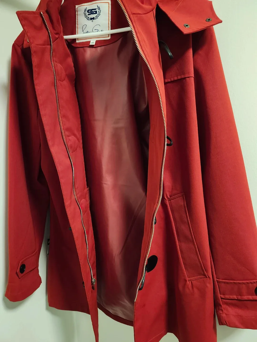 Southern Gents Red Hooded Coat Size 46 image indicator(4)