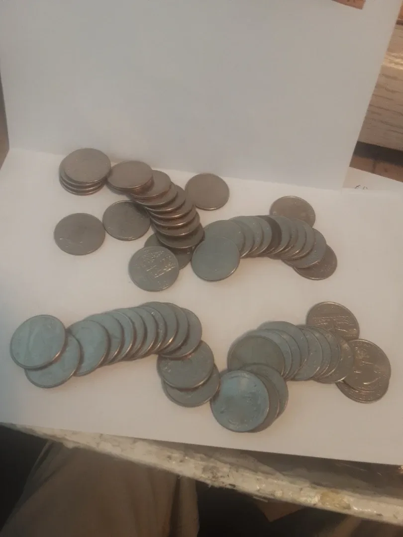 58 x usa .25 cent states and territory coins circulated $50.00 image indicator(4)