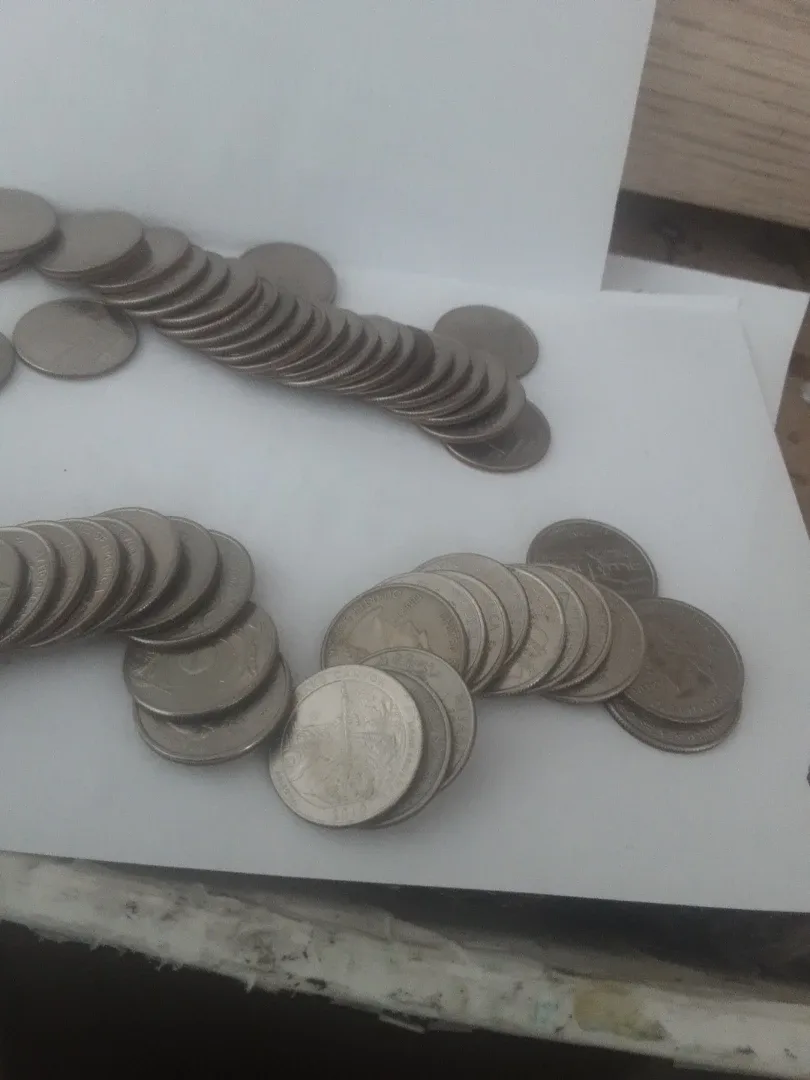 58 x usa .25 cent states and territory coins circulated $50.00 image indicator(8)