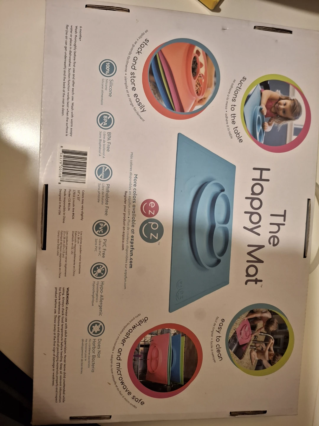 ezpz The Happy Mat - placemat + plate - photo 3