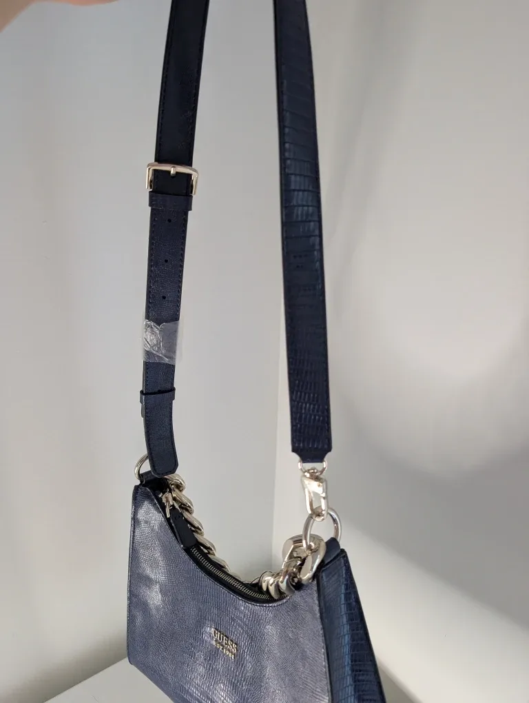 Guess Blue Chain Shoulder Bag image indicator(2)